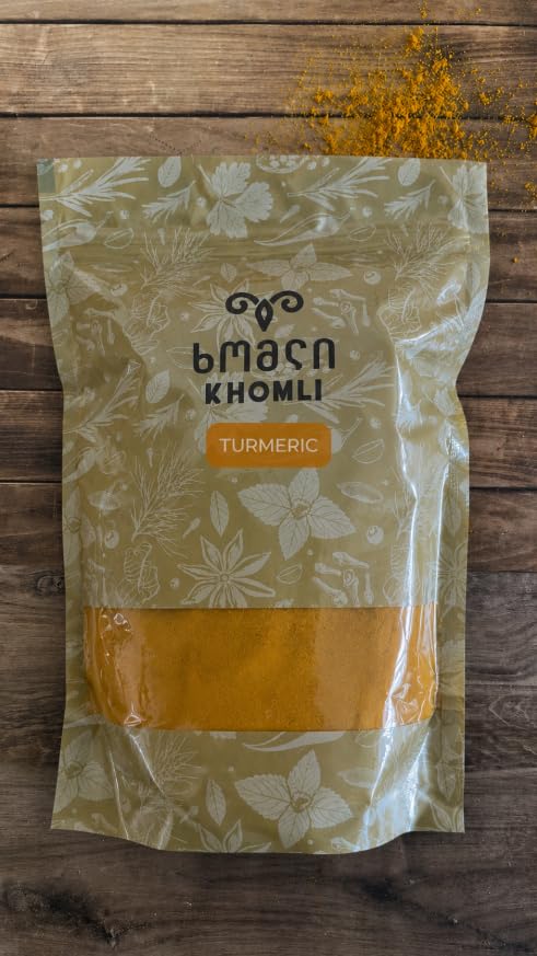 Premium Turmeric Root Powder, 2.2 lb Bulk Bag (1kg / 35.2 oz) - Authentic Caucasus Origin from Georgia, All-Natural Ground Spice, High Curcumin, Pure & Non-GMO
