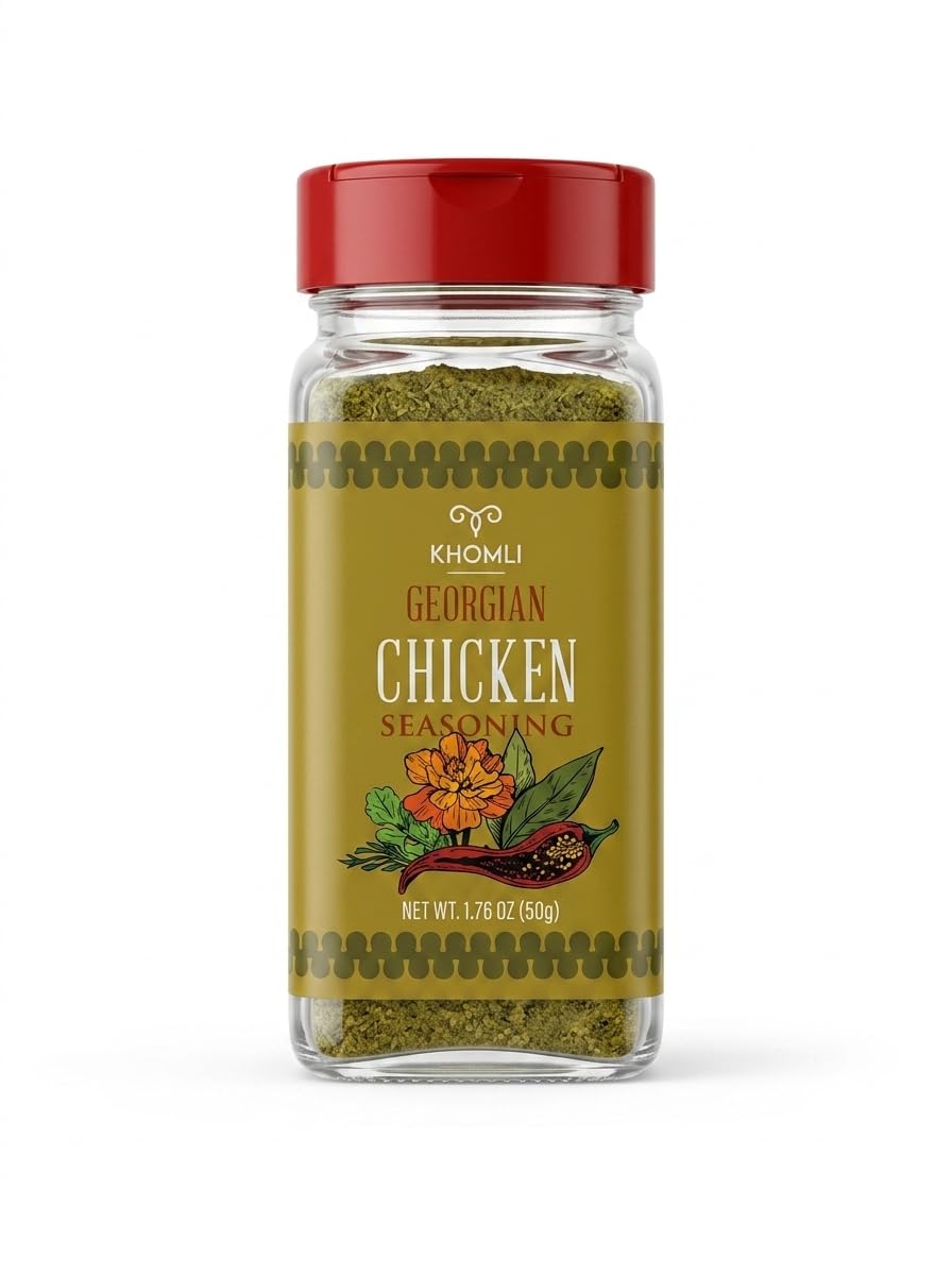 Gourmet Chicken Seasoning and Poultry Rub (1.76 oz, 50g) – All-Natural Herb and Spice Blend with Marigold for Grilling, Roasting, and Rotisserie Poultry – Gluten-Free