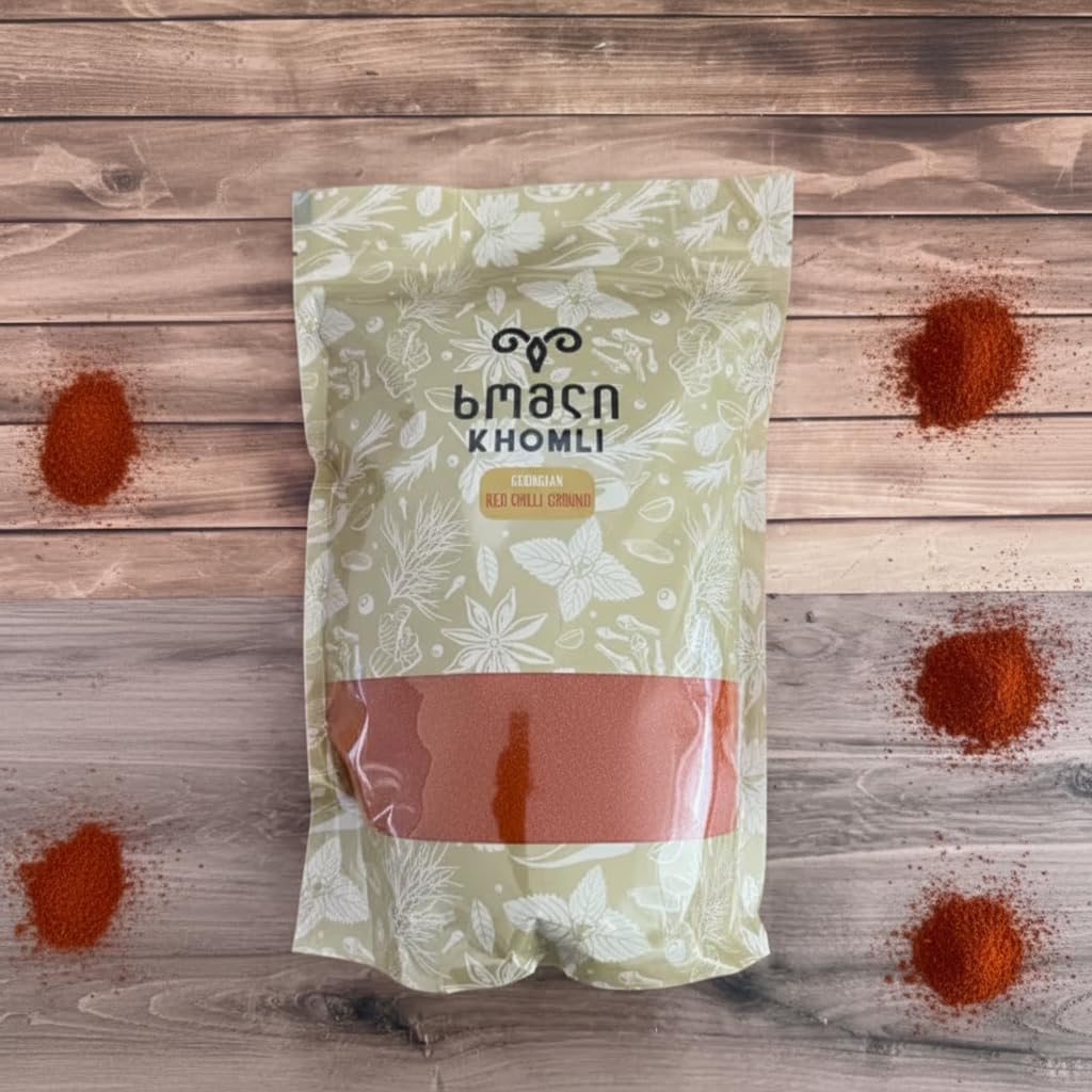 Premium Red Chili Powder, 2.2 lb Bulk Bag (1kg / 35.2 oz) - Authentic Caucasus Origin from Georgia, All-Natural Ground Hot Pepper Spice, Pure & Non-GMO